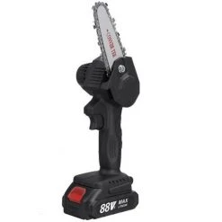 TIGA 88VF Scie à Chaine électrique Portable Sans Fil Kit De Scie D'élagage De Jardin Portable (EU Avec 1 Batteries (7500 Mah))