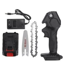 TIGA 88VF Scie à Chaine électrique Portable Sans Fil Kit De Scie D'élagage De Jardin Portable (EU Avec 1 Batteries (7500 Mah)) -Scie électrique portative Soldes 47383003 3