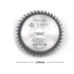 Lames De Scies Circulaires - Betterlife 110mm X 20mm Pour Métal, Métal, Pierre, Verre, Verre, Coupe Sans Fil, Disque, Dents 40t（2 Pcs） -Scie électrique portative Soldes 47590211 2