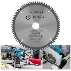 Lames De Scies Circulaires - Betterlife 110mm X 20mm Pour Métal, Métal, Pierre, Verre, Verre, Coupe Sans Fil, Disque, Dents 40t（2 Pcs） -Scie électrique portative Soldes 47590211 3