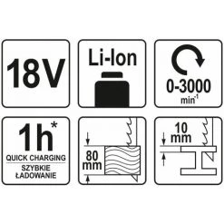YATO Scie Alternative Sans Batterie 18V -Scie électrique portative Soldes 47601776 5