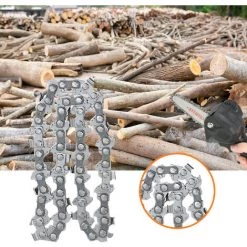 SUPERSELLER Guide Et Chaîne Pour Tronçonneuse Accessoires De Scie à Chaîne électrique à Chaîne En Acier De Remplacement Pour Mini Tronçonneuse De 4 Pouces, Noir - Noir -Scie électrique portative Soldes 47810125 5