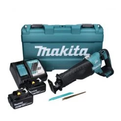 Makita DJR 187 RGK Scie Sauteuse Sans Fil 18 V Brushless + 2x Batteries 6.0 Ah + Chargeur + Coffret -Scie électrique portative Soldes 47994466 4