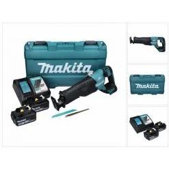 Makita DJR 187 RGK Scie Sauteuse Sans Fil 18 V Brushless + 2x Batteries 6.0 Ah + Chargeur + Coffret -Scie électrique portative Soldes 47994466 5