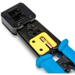 SUPERSELLER Pince à Sertir Et Coupe Cable électroportatif Outil De Matériel De Réseau Ethernet Portable Réseau à Main LAN Rj45 Pince à Sertir De Câble Outil De Réparation De Réseau Multifonctionnel Rj12 Cat5 Cat6 8p8c Dénudeur De Câbles - Bleu -Scie électrique portative Soldes 48334093 5