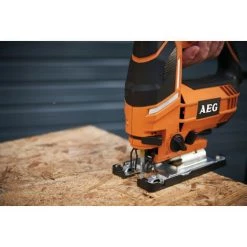 Pack AEG Scie Sauteuse Pendulaire électrique AEG - 700W - STEP 100X - Ponceuse à Bande électrique 1010W -Scie électrique portative Soldes 48541850 5