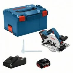 Bosch Professional Scie Circulaire Sans Fil GKS 18V-57 G Professional, Avec 2 Batteries - 06016A2106