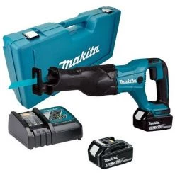 Scie Sabre Sans Fil 18V LXT (2x5,0 Ah) Dans Coffret - MAKITA DJR186RTE