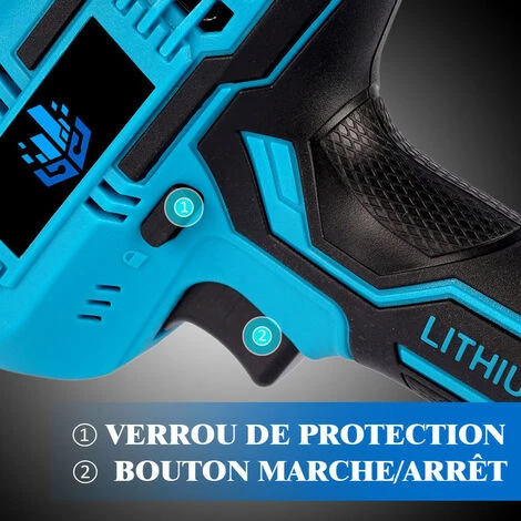 ONEVAN Scie Sabre électrique, Scie Alternative Sans Fil, Lame De Scie à Bois En Métal Avec 1 Batterie Et 4 Lames, Machine De Découpe à Poignée Adaptée à La Batterie Makita 18 V 3 ONEVAN Scie Sabre électrique, Scie Alternative Sans Fil, Lame De Scie à Bois En Métal Avec 1 Batterie Et 4 Lames, Machine De Découpe à Poignée Adaptée à La Batterie Makita 18 V – Image 3