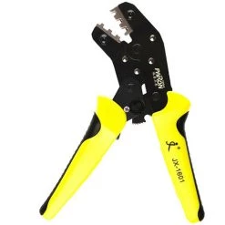 Pince à Sertir Et Coupe Cable électroportatif Pince à Sertir Professionnelle PARON Pince à Sertir Terminal à Cliquet D'ingénierie JX-48B 3.96 à 6.3mm 26-16AWG Pince à Sertir 0.14-1.5mm² Pour Dupont, 0