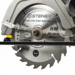 Scie Circulaire 165mm Sans Fil 18V Li-ion STEINER (Sans Batterie / Sans Chargeur) -Scie électrique portative Soldes 49150682 3