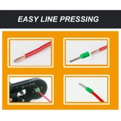 SUPERSELLER Bornier 1250 Pièces HSC8 6-4A Type De Tube Terminal Envoyé En Blanc Noir Rouge Bleu Jaune Gris Mélanger Les Couleurs 0.25-10MM2 Avec étui De Rangement -Scie électrique portative Soldes 49287605 4