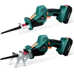 FIXKIT Scie Alternative Sans Fil 20V DY-B07 / Sans Batterie Ni Chargeur Avec Li Batterie, Indicateur De Niveau De Batterie Vitesse Variable