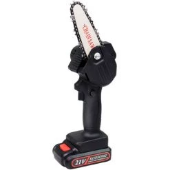SUPERSELLER Scie à Chaîne électroportative Mini Tronçonneuse Sans Fil Petite Tronçonneuse à Bois élagage Tronçonneuse 500W Scie électrique Portable Rechargeable Pour La Coupe De Bois De Branche D'arbre, Noir - Noir