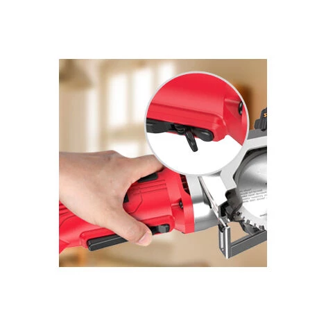 METERK Mini Scie Circulaire 480W 115 Mm, Scie Circulaire électrique Compacte 4,0 A Avec Guide Laser, 2 Lames 2 METERK Mini Scie Circulaire 480W 115 Mm, Scie Circulaire électrique Compacte 4,0 A Avec Guide Laser, 2 Lames – Image 2