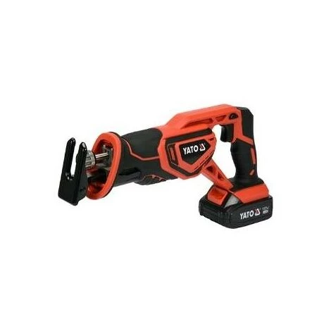Yato : Scie Sabre 18V Avec Batterie 2,0 AH + Batterie + Chargeur 1 Yato : Scie Sabre 18V Avec Batterie 2,0 AH + Batterie + Chargeur
