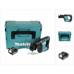 Makita DJR 188 G1J Scie Récipro Sans Fil 18 V, Sans Balai + 1x Batterie 6,0 Ah + Coffret - Sans Chargeur -Scie électrique portative Soldes 50894493 3