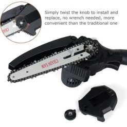 SUPERSELLER Scie à Chaîne électroportative Mini Tronçonneuse Sans Fil Portable 15, 2 Cm 21 V Tronçonneuses électriques Avec 2 Piles Pcs Tronçonneuse Portable à Une Main Pour L'exploitation Forestière Des Arbres De Jardin Couper La Coupe Du Bois De Buisson, Prise Brit 9 SUPERSELLER Scie à Chaîne électroportative Mini Tronçonneuse Sans Fil Portable 15, 2 Cm 21 V Tronçonneuses électriques Avec 2 Piles Pcs Tronçonneuse Portable à Une Main Pour L'exploitation Forestière Des Arbres De Jardin Couper La Coupe Du Bois De Buisson, Prise Brit -Scie électrique portative Soldes 51245572 5