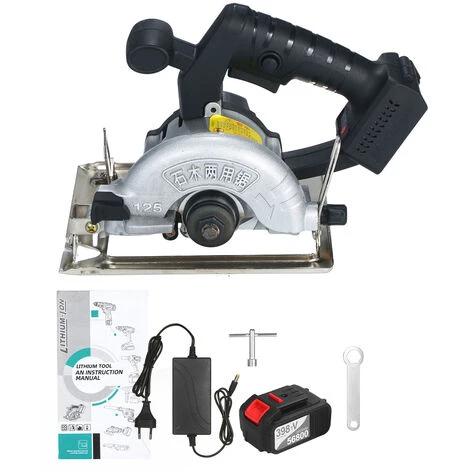 SUPERSELLER Scie Circulaire Scie Circulaire Sans Fil 21V 6500 Tr/min 4.0Ah Batterie Chargeur Rapide 45 Degrés Coupe Biseautée Réglable Scie Circulaire Outils De Travail Du Bois (sans Lame), Batterie UE 1 Sans Lame - Batterie UE 1 Sans Lame 2 SUPERSELLER Scie Circulaire Scie Circulaire Sans Fil 21V 6500 Tr/min 4.0Ah Batterie Chargeur Rapide 45 Degrés Coupe Biseautée Réglable Scie Circulaire Outils De Travail Du Bois (sans Lame), Batterie UE 1 Sans Lame - Batterie UE 1 Sans Lame – Image 2