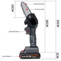 SUPERSELLER Scie à Chaîne électroportative 4in 550W Mini Tronçonneuse électrique Rechargeable Coupe-bois Sans Fil Portable Scie à Bois à Une Main Pour Jardinage élagage Coupe, UK Plug-Noir - UK Plug-Noir 7 SUPERSELLER Scie à Chaîne électroportative 4in 550W Mini Tronçonneuse électrique Rechargeable Coupe-bois Sans Fil Portable Scie à Bois à Une Main Pour Jardinage élagage Coupe, UK Plug-Noir - UK Plug-Noir -Scie électrique portative Soldes 51245629 3