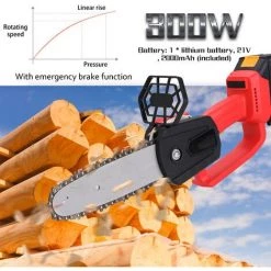 SUPERSELLER Scie à Chaîne électroportative Scie à Chaîne Sans Fil à Batterie Au Lithium 21V Scie Portative Rechargeable Intégrée Scies électriques à Bois, Prise UE 9 SUPERSELLER Scie à Chaîne électroportative Scie à Chaîne Sans Fil à Batterie Au Lithium 21V Scie Portative Rechargeable Intégrée Scies électriques à Bois, Prise UE -Scie électrique portative Soldes 51246123 5