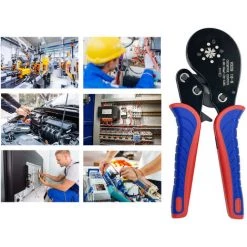 SUPERSELLER Pince à Sertir Et Coupe Cable électroportatif Outil De Sertissage De Borne Tubulaire 008-16 Mm² (28-5 AWG) Pince à Sertir Multifonction à Cliquet Pince à Sertir à Virole Outil à Main D'électricien 7 SUPERSELLER Pince à Sertir Et Coupe Cable électroportatif Outil De Sertissage De Borne Tubulaire 008-16 Mm² (28-5 AWG) Pince à Sertir Multifonction à Cliquet Pince à Sertir à Virole Outil à Main D'électricien -Scie électrique portative Soldes 51376280 3