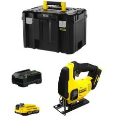 STANLEY FATMAX V20 Scie Sauteuse STANLEY FatMax SFMCS600D1T (1 X 2,0 Ah Chargeur TSTAK VI)