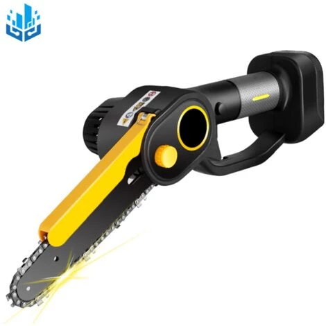 Scie à Chaîne électroportative Sans Fil Sans Brosse Mini Tronçonneuse Onevan - Jaune - 6 Pouces Pour Makita 18V - Sans Batterie Pour La Coupe Du Bois 1 Scie à Chaîne électroportative Sans Fil Sans Brosse Mini Tronçonneuse Onevan - Jaune - 6 Pouces Pour Makita 18V - Sans Batterie Pour La Coupe Du Bois