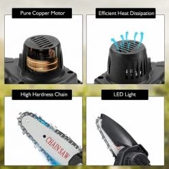 BENOBBY KIDS Tronçonneuse électrique Portative De Jardinage Noire 1 Chargeur 1 Piles (boîtier En Plastique) 7 BENOBBY KIDS Tronçonneuse électrique Portative De Jardinage Noire 1 Chargeur 1 Piles (boîtier En Plastique) -Scie électrique portative Soldes 52555242 3