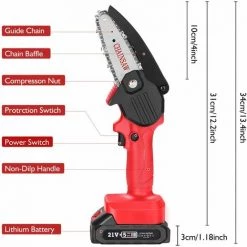 BENOBBY KIDS Tronçonneuse électrique Portative De Jardinage Noire 1 Chargeur 1 Piles (boîtier En Plastique) 8 BENOBBY KIDS Tronçonneuse électrique Portative De Jardinage Noire 1 Chargeur 1 Piles (boîtier En Plastique) -Scie électrique portative Soldes 52555242 4
