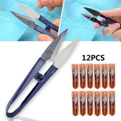 Fei Yu 12pcs Portable Mini Trimming Nipper Sharp Broderie En Acier Résistant À La Corrosion Coupe-Fil De Fil Pour Broderie, Travaux D'aiguille, Couture, DIY Fait Main -Scie électrique portative Soldes 52581198 2