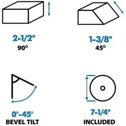 Scie Circulaire Evolution S185CCSL + Lame Acier -Scie électrique portative Soldes 52721158 5