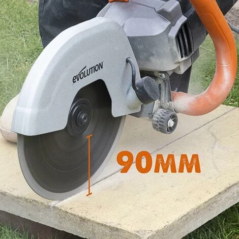 EVOLUTION R230DCT : Découpeuse électrique 230 Mm + Disque Diamant D230SEG-CS 3 EVOLUTION R230DCT : Découpeuse électrique 230 Mm + Disque Diamant D230SEG-CS – Image 3
