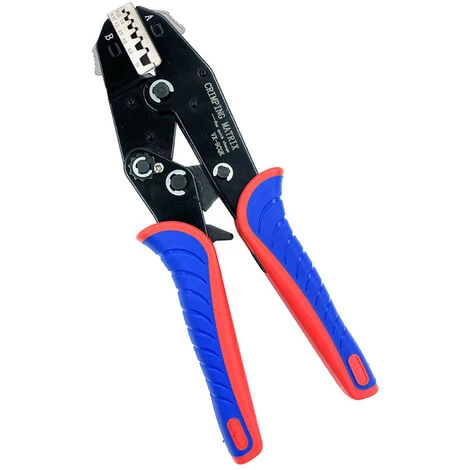 SUPERSELLER Pince à Sertir Et Coupe Cable électroportatif Outil De Sertissage à Changement Rapide 025-10 Mm² (23-7 AWG) Pince à Sertir Multifonction à Cliquet Pour Cosses à Virole Et Manchons D'extrémité De Câble Isolés 1 SUPERSELLER Pince à Sertir Et Coupe Cable électroportatif Outil De Sertissage à Changement Rapide 025-10 Mm² (23-7 AWG) Pince à Sertir Multifonction à Cliquet Pour Cosses à Virole Et Manchons D'extrémité De Câble Isolés