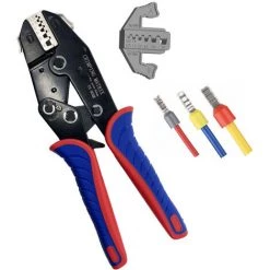 SUPERSELLER Pince à Sertir Et Coupe Cable électroportatif Outil De Sertissage à Changement Rapide 025-10 Mm² (23-7 AWG) Pince à Sertir Multifonction à Cliquet Pour Cosses à Virole Et Manchons D'extrémité De Câble Isolés 6 SUPERSELLER Pince à Sertir Et Coupe Cable électroportatif Outil De Sertissage à Changement Rapide 025-10 Mm² (23-7 AWG) Pince à Sertir Multifonction à Cliquet Pour Cosses à Virole Et Manchons D'extrémité De Câble Isolés -Scie électrique portative Soldes 52832923 2