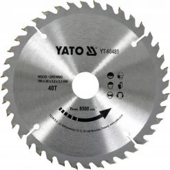 YATO Lame De Scie Circulaire - 40T - Ø30mm - Circonférence 190mm