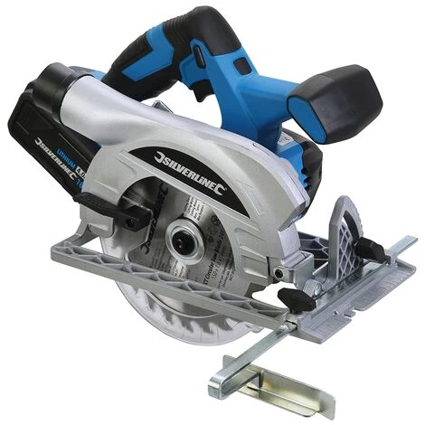 SCIE CIRCULAIRE 150 MM, 18 V 18 V SILVERLINE 1 SCIE CIRCULAIRE 150 MM, 18 V 18 V SILVERLINE