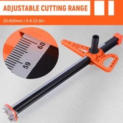 SUPERSELLER Coupe-plaque De Plâtre Outil De Coupe De Précision Manuel Portable Pour Cloison Sèche Pousser à La Main Avec Double Hnadle Et 4 Roulements Plage De Coupe De 20 à 600 Mm - Couleur Envoyée Au Hasard - Couleur Envoyée Au Hasard -Scie électrique portative Soldes 53506273 5