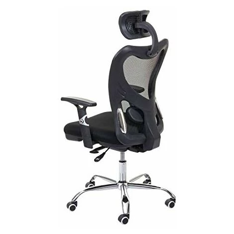 NOVA Chaise De Bureau Ergonomique Pivotante Dans Un Tissu Respirant Avec Différentes Couleurs Couleur : NOIR 5 NOVA Chaise De Bureau Ergonomique Pivotante Dans Un Tissu Respirant Avec Différentes Couleurs Couleur : NOIR – Image 5