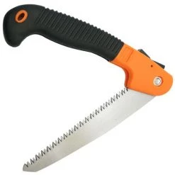 ELLE Scie à Main Pliante Scie Sauteuse Compacte Et Pliable (orange + Noir)