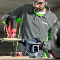 Scie Sauteuse 20V, Batterie Au Lithium NON INCLUSE, 4 Positions De Lame, Vitesse Réglable Et Profondeur De Coupe Jusqu'à 65 Mm - Greencut SRJ200L-SB -Scie électrique portative Soldes 53813060 3