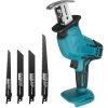 JMAX 18V Sabre Scie Alternative électrique Sans Fil Avec 4 Lames (Sans Batterie) 0-3000rpm/min Pour Batterie Makita