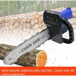 SUPERSELLER Scie électrique Bricolage 11.5 Pouces Ensemble De Support De Tronçonneuse Meuleuse D'angle Au Convertisseur De Tronçonneuse Pour Meuleuse D'angle 100 Avec Couvercle De Scie - Le Noir -Scie électrique portative Soldes 53820405 4