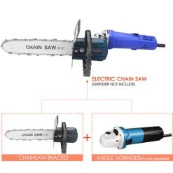 SUPERSELLER Scie électrique Bricolage 11.5 Pouces Ensemble De Support De Tronçonneuse Meuleuse D'angle Au Convertisseur De Tronçonneuse Pour Meuleuse D'angle 100 Avec Couvercle De Scie - Le Noir -Scie électrique portative Soldes 53820405 5