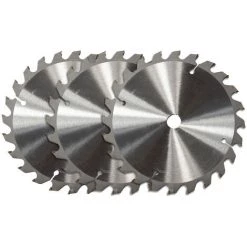 SUPERSELLER Outil De Coupe Rotatif Web Pour Scie Circulaire TCT 165*2.3*20*24T - 3 Pièces