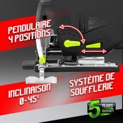 Scie Sauteuse 800W - Laser - Constructor -Scie électrique portative Soldes 5385579 3