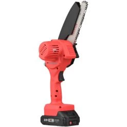 SUPERSELLER Scie Universelle électroportative Yuclam Mini Tronçonneuse Sans Fil Portable 15, 2 Cm 21 V Tronçonneuses électriques Tronçonneuse Portable à Une Main Avec Protection Contre Les éclaboussures Verrouillage De Sécurité Pour L'arbre De Jardin Couper La Coupe -Scie électrique portative Soldes 53922282 3