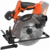 POWER PLUS Powerplus - Dual Power - POWDP25200 - 20 V - A Balais à Charon - Scie Circulaire - 20V (SANS BATT.) 165mm