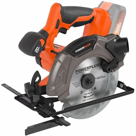 POWER PLUS Powerplus - Dual Power - POWDP25200 - 20 V - A Balais à Charon - Scie Circulaire - 20V (SANS BATT.) 165mm 2 POWER PLUS Powerplus - Dual Power - POWDP25200 - 20 V - A Balais à Charon - Scie Circulaire - 20V (SANS BATT.) 165mm – Image 2