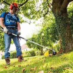 Outil Multifonction - 5 Extensions - Scie à Chaîne/ Débroussailleuse - Essence - Jaune - MaxxGarden -Scie électrique portative Soldes 54009662 2